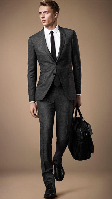 burberry slim suit|burberry suits men.